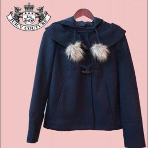 Juicy Couture Wool Coat with Hood